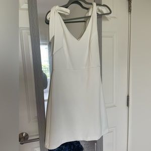 BCBG white mini dress